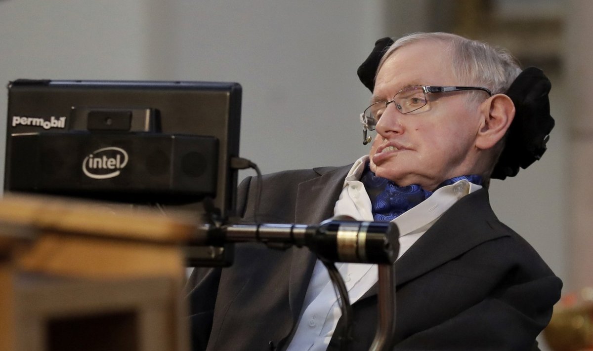 Stephen Hawking tänavu märtsi alguses. (Foto: AP)