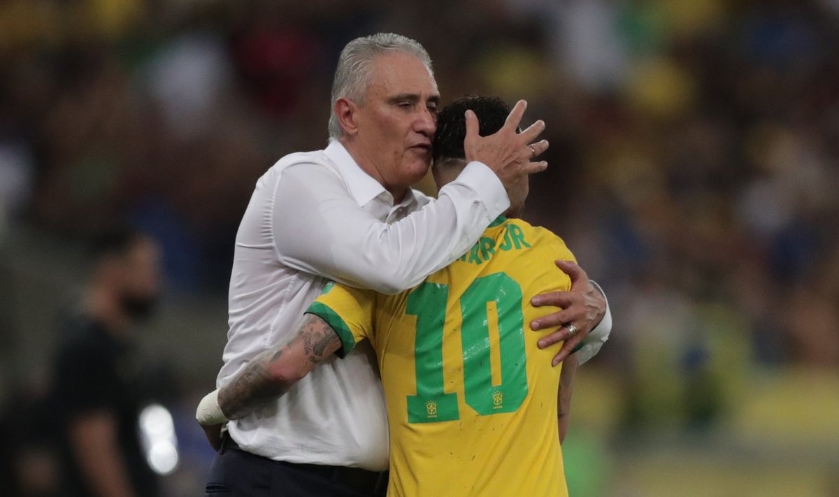 Tite ja Neymar.