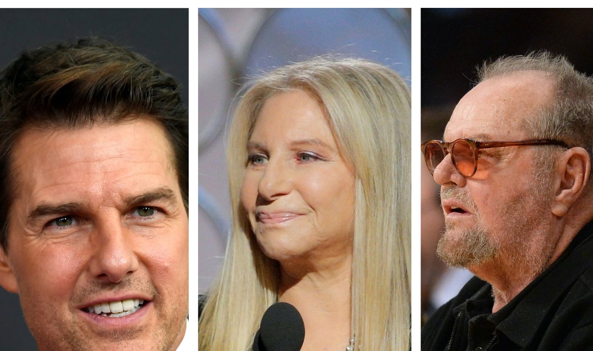 Tom Cruise, Barbara Streisand, Jack Nicholson
