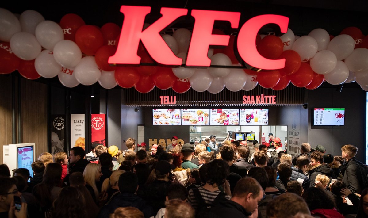KFC avamine Ülemiste keskuses