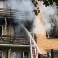 В Тарту начались работы по восстановлению здания, серьезно пострадавшего из-за взрыва