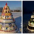 Fotovõistlus „Pühad minu kodus“ | Loodussõbralik jõulupuu taaskasutatud pakenditest