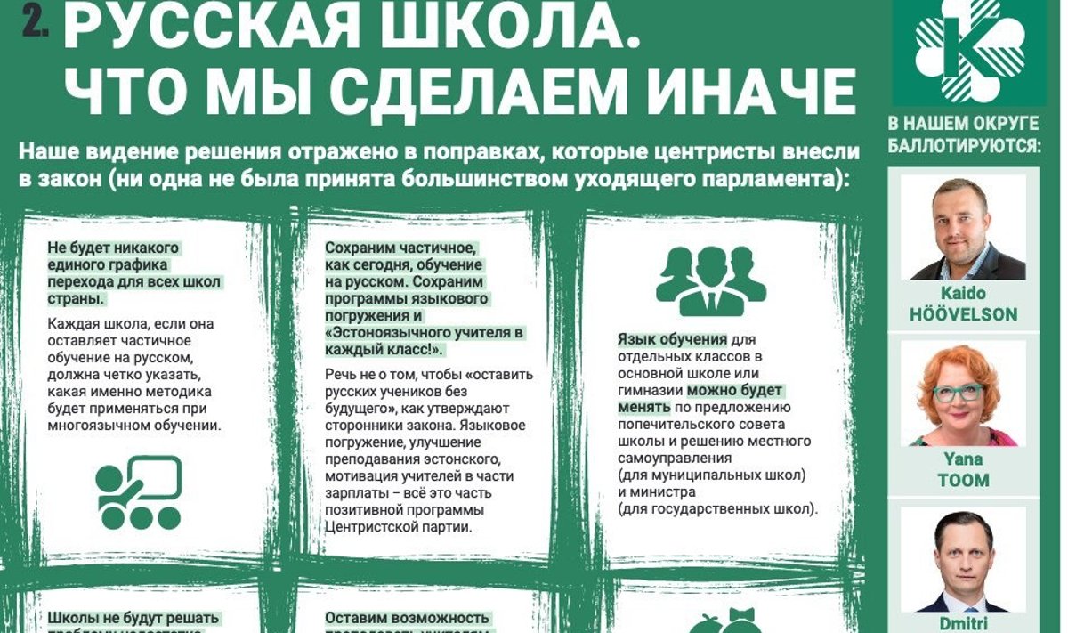 Keskerakonna lubadus vene koolidele: saate ise valida, kas õppetöö toimub  eesti või vene keeles - Delfi