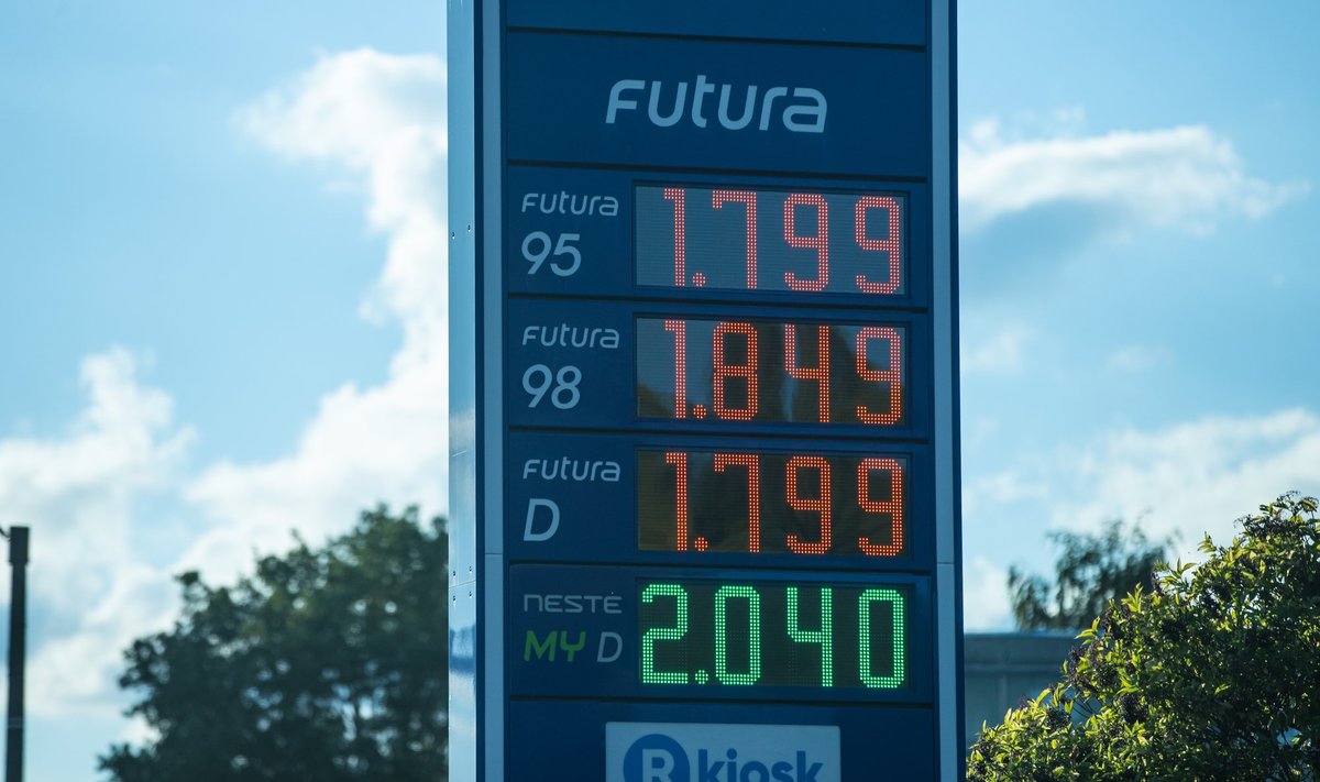Kütuse hind 27.09.2022