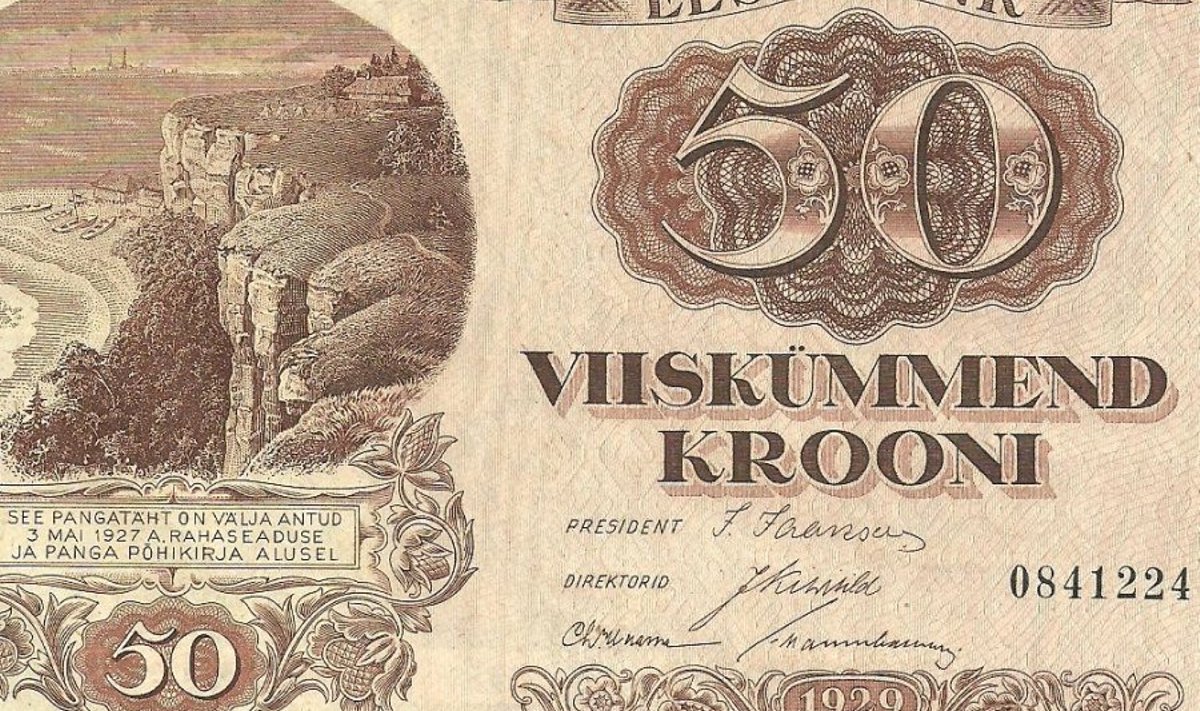 Eesti 50 krooni 1929