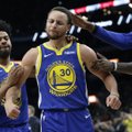VIDEO | Stephen Curry sai hakkama hooaja kõige kaugema täpse viskega, ent Warriors kaotas suure mängu
