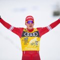 Bolšunov võidutses Tour de Ski kolmandal etapil uhkes üksinduses