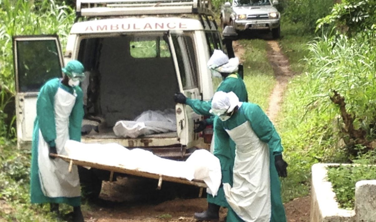 Ebolaohvrite transportimine Sierra Leones.