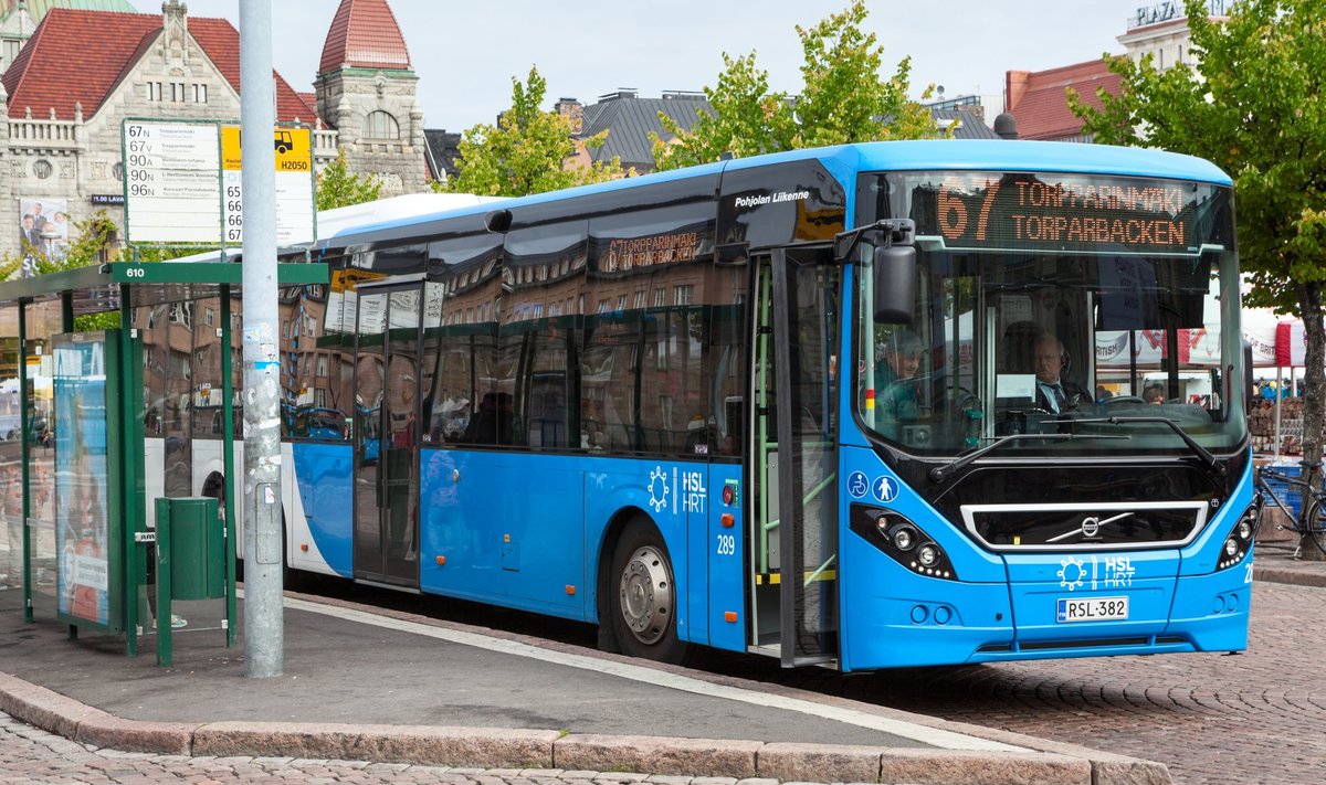 Soome bussijuhid alustasid streiki.