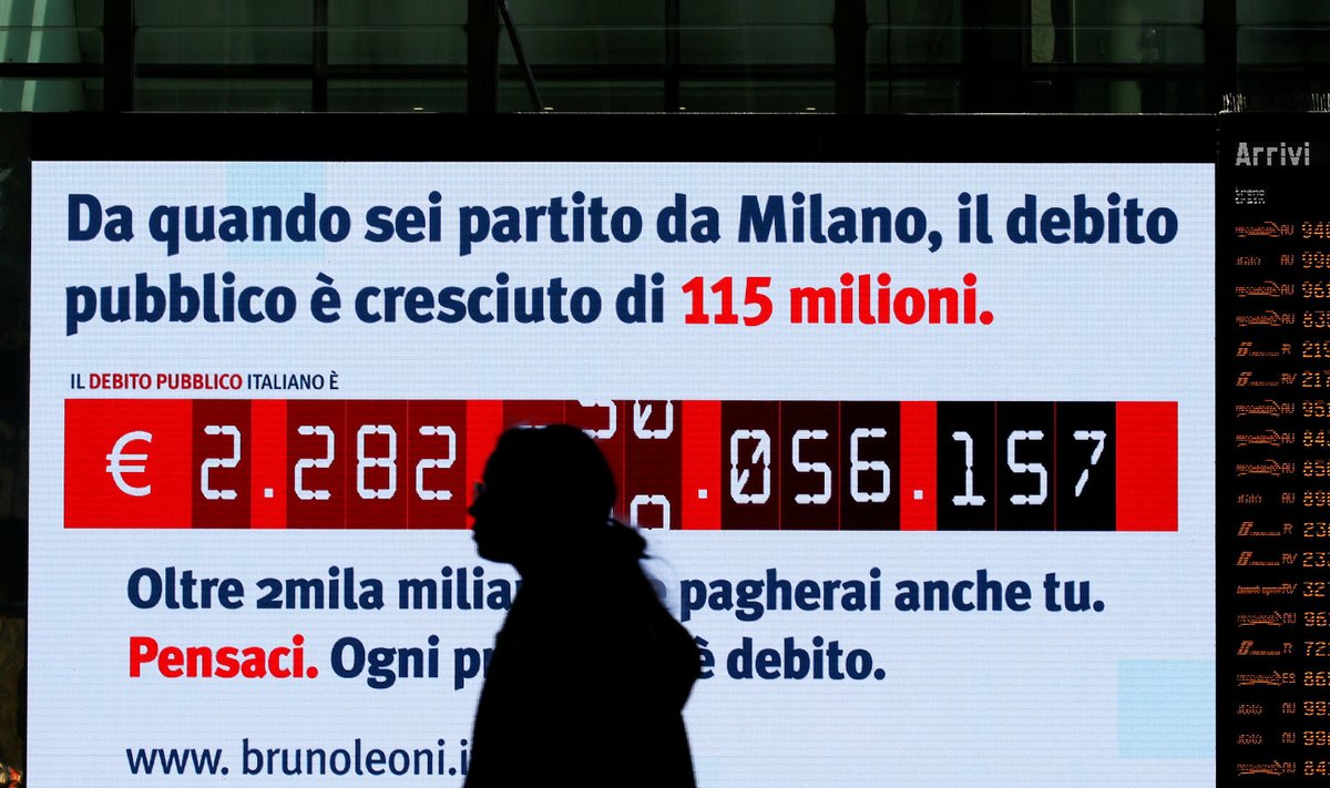 Itaalia võlakell tiksub hoogsalt