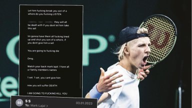Vihakõne spordis. Pettunud panustaja ähvardas Eesti tennisisti pereliikmed tema enda nähes ära tappa