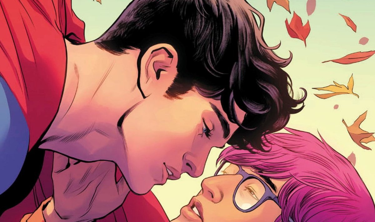 Uus Superman Jon Kent koos oma samasoolisest kallimaga. 