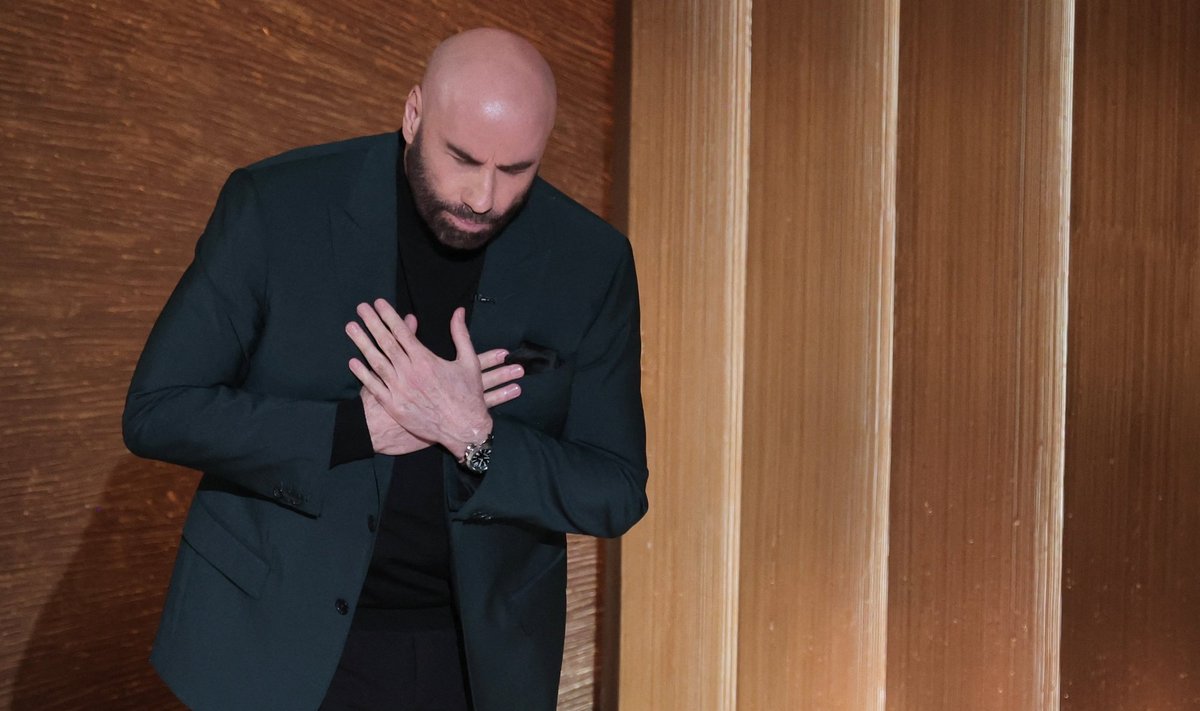 John Travolta emotsionaalne kõne Oscarite galal.
