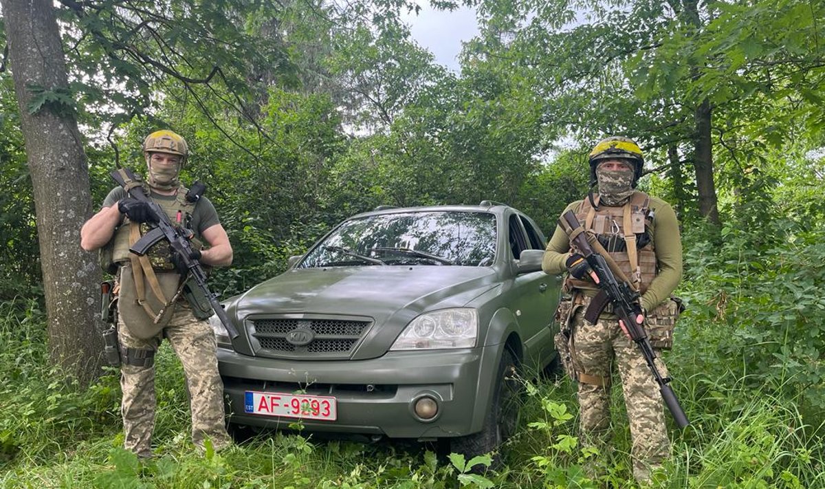 Эстонский автомобиль в Украине