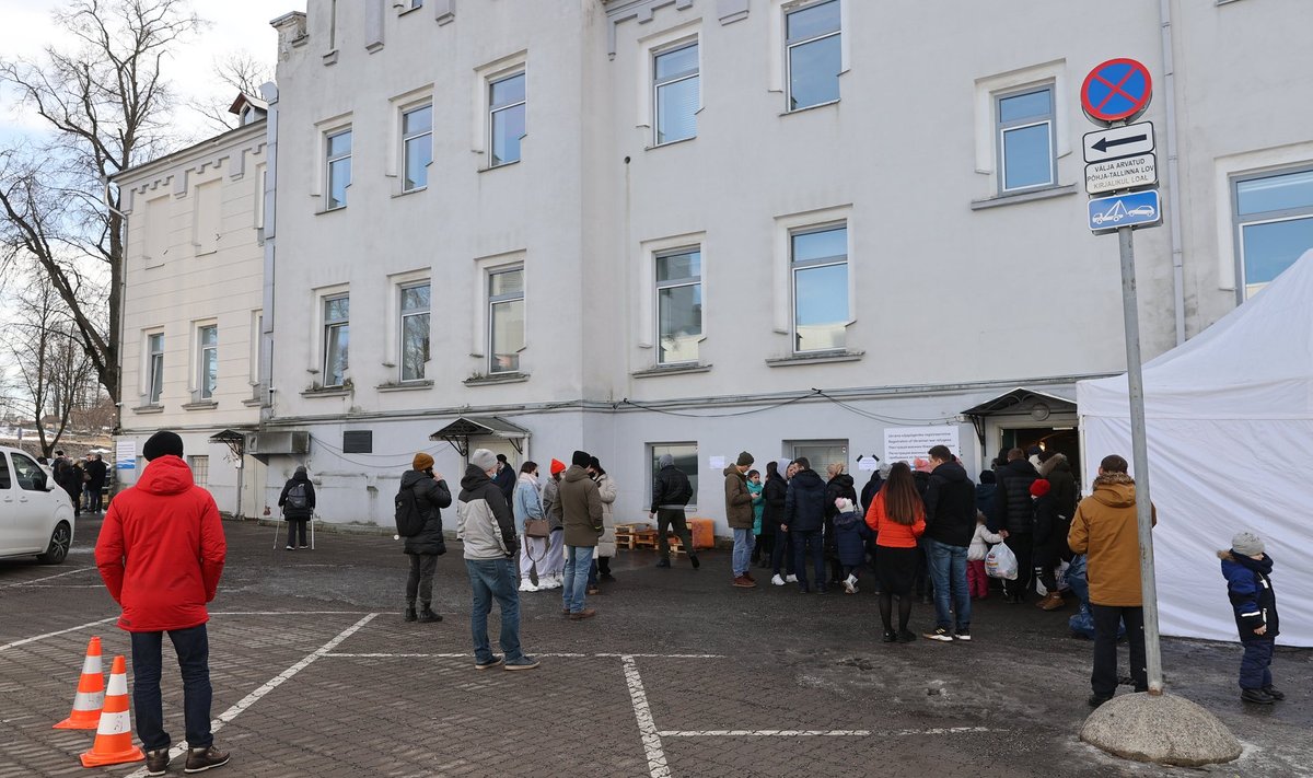 Sõjapõgenike vastuvõtukeskus Tallinnas