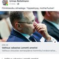 Член EKRE Рейтельманн нецензурно выразил радость по поводу увольнения канцлера Леметти