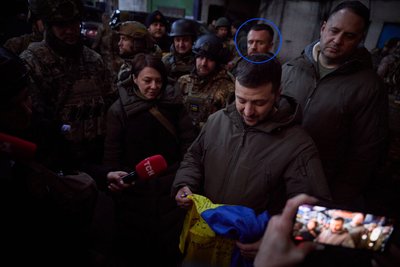 Визит Зеленского в Бахмут 20 декабря 2022 года
