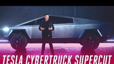 ВИДЕО | Tesla презентовала пуленепробиваемый Cybertruck