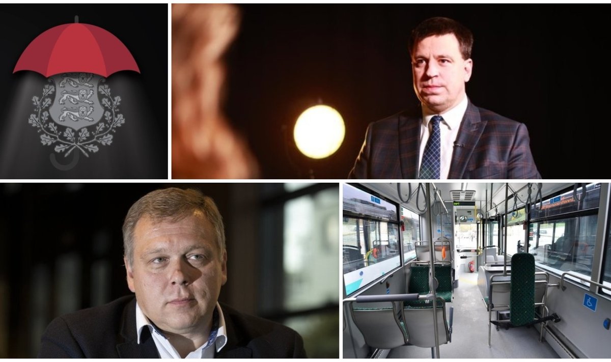 All Lauri Hussar, üleval Jüri Ratas