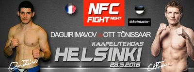 28. mai Helsingis, NFC: Tõnissaar vs Imavov.