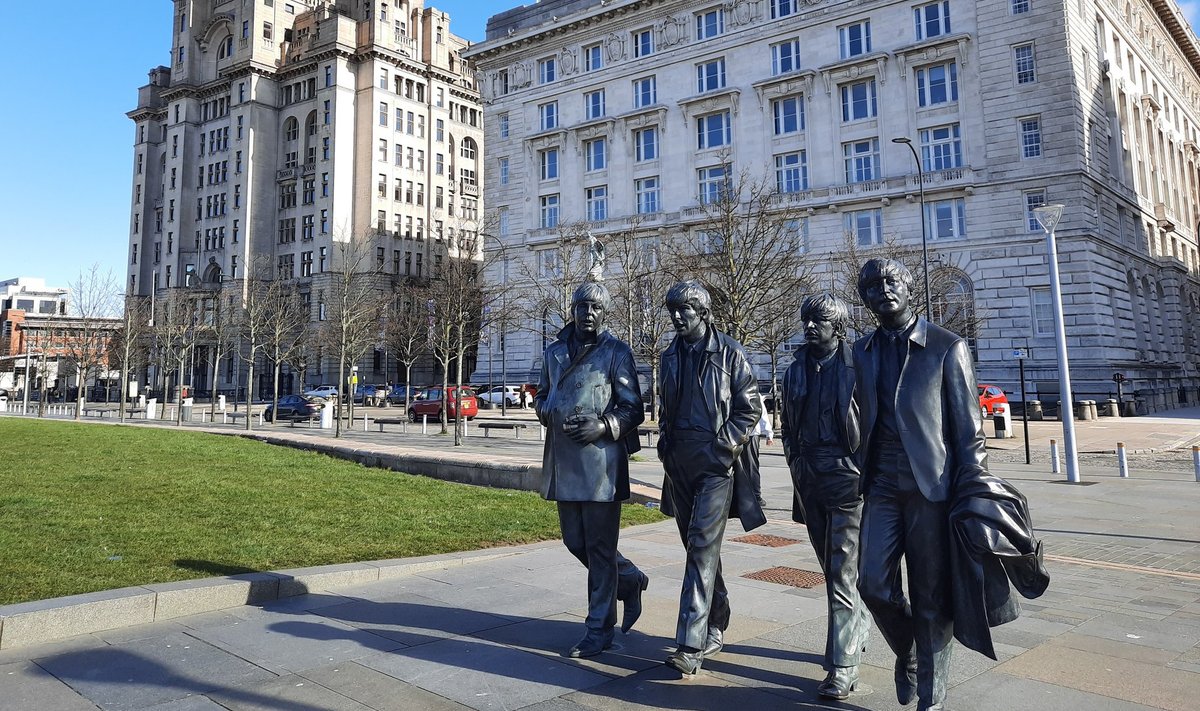 The Beatles on läbi ja lõhki Liverpooli bänd ning austusavaldusi sellele nelikule on üle linna. See pronkskuju avati seitse aastat tagasi.