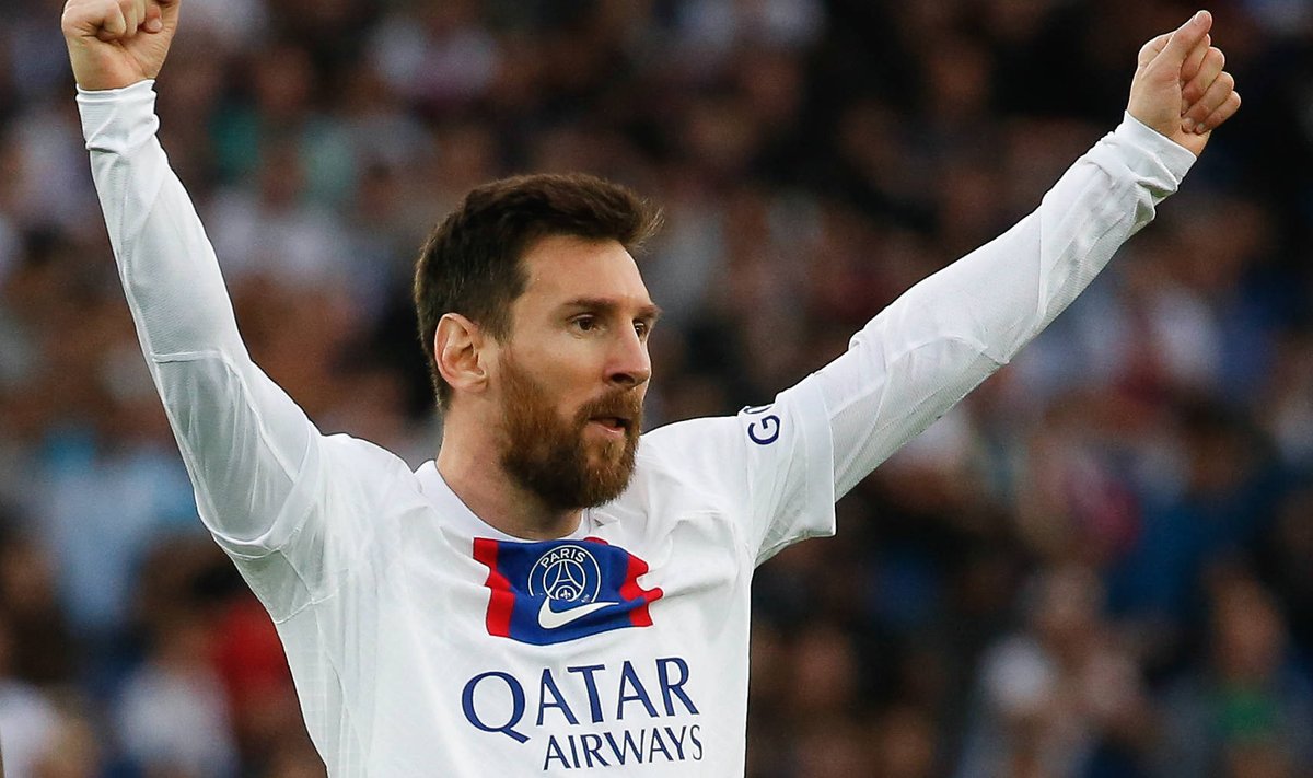 Lionel Messi PSG särgis.
