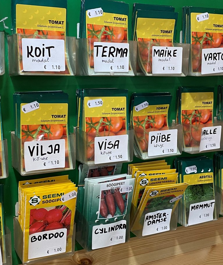 Türi turu talupoes võib juba kevadele mõelda.