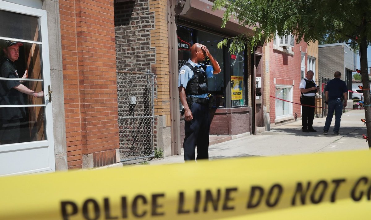 Chicago elanikud näevad sageli linnapildis kuriteopaikasid.