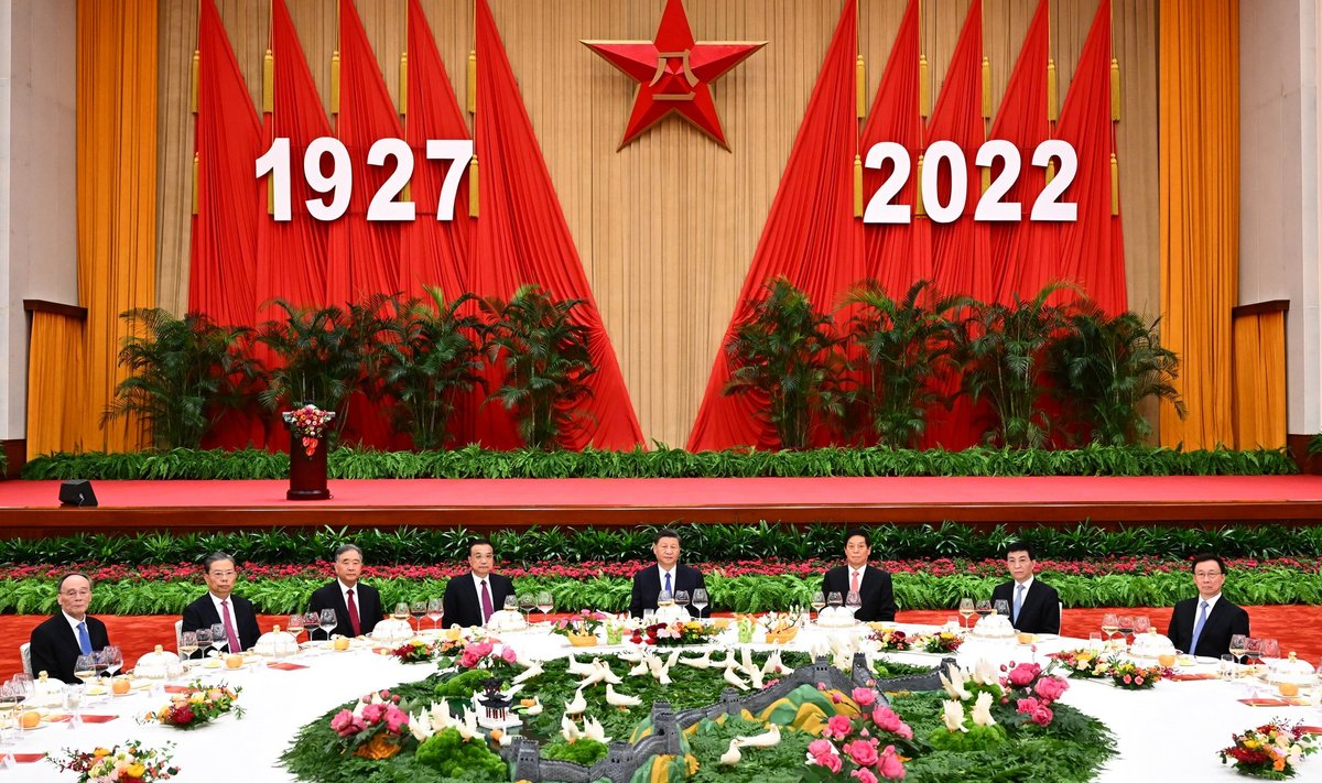 Xi Jinping, Hiina president koos võimuladvikuga.
