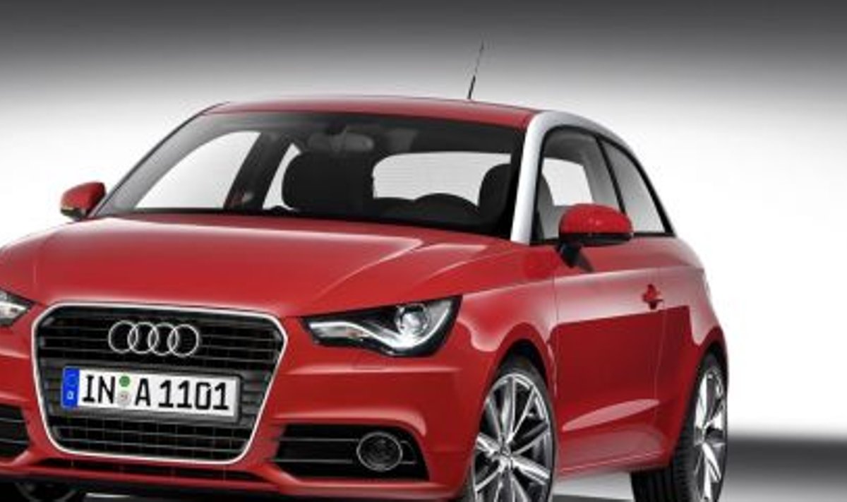 Audi A1 uriseb otse Mini Cooperi suunas
