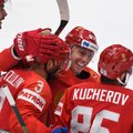 VIDEO | Venemaa jäähokikoondis korraldas MM-il tõelise jõudemonstratsiooni, kodumeeskond Slovakkia sai dramaatilise kaotuse