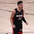 VIDEO | Miami Heat jõudis NBA finaalist ühe võidu kaugusele, 20-aastane tagamees tegi hiilgemängu