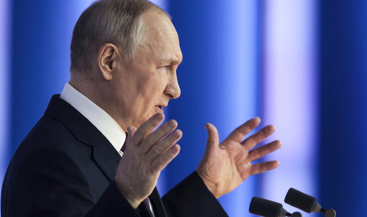 Putini kõnet iseloomustas kõige paremini mõiste "skisofašism"