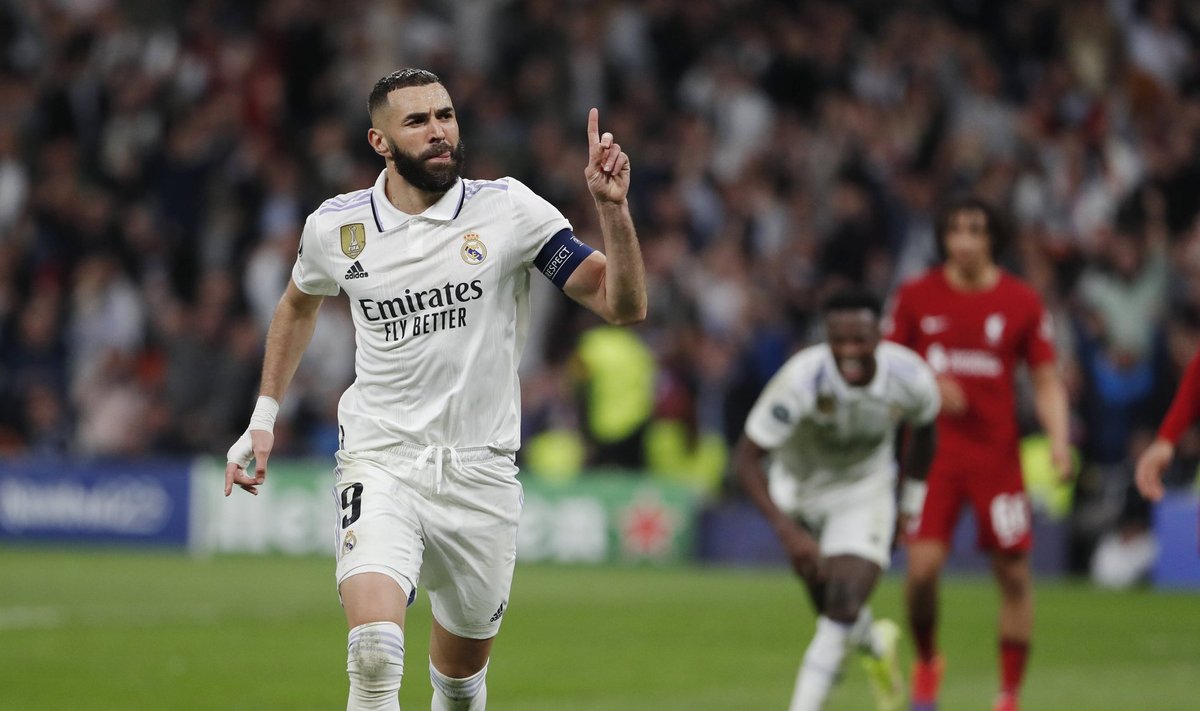 Madridi Reali esiründaja Karim Benzema.