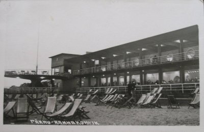 Pärnu rannahoone ja -kohvik vahetult pärast avamist 1939. aastal.