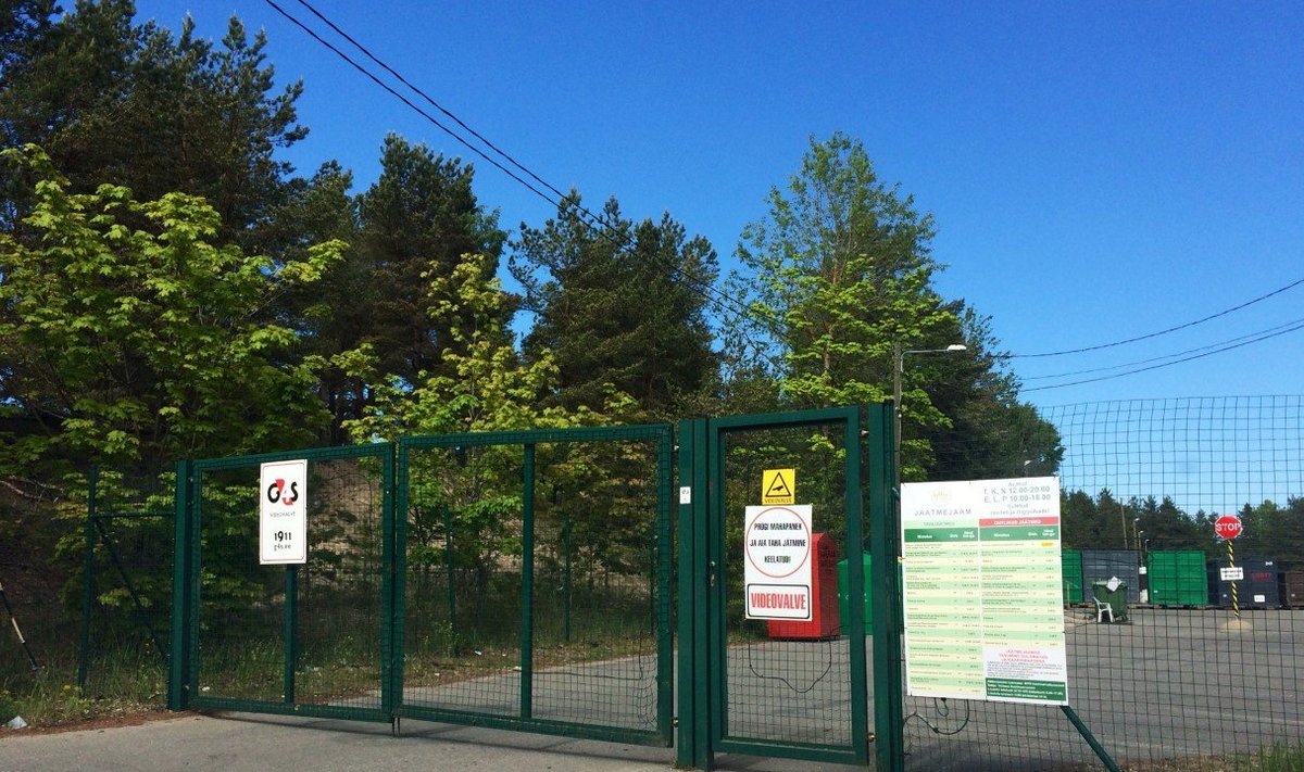 Lugeja foto Rahumäe jäätmejaamast eile