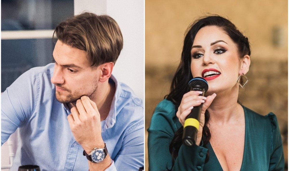 Hendrik Terras ja tema endise kihlatu mänedžer Marjen Võsujalg.