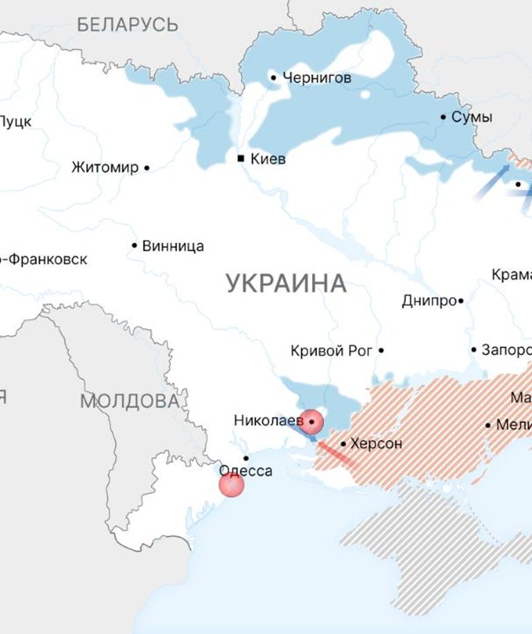 Карта боев в Украине 16 мая 2022