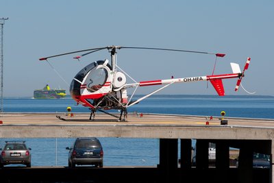 Helikopter Linnahalli maandumisplatsil