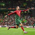 Kaks väravat löönud Cristiano Ronaldo jätkab Portugali koondise ridades rekordite purustamist 