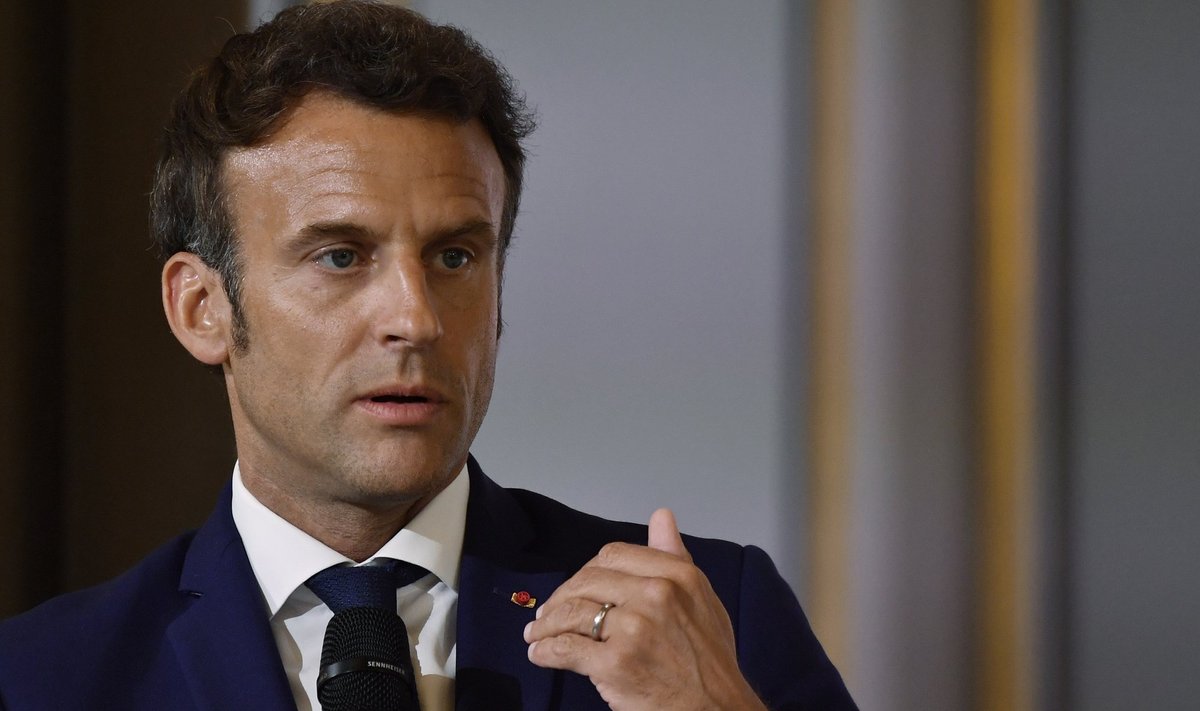 Prantsuse president Emmanuel Macron
