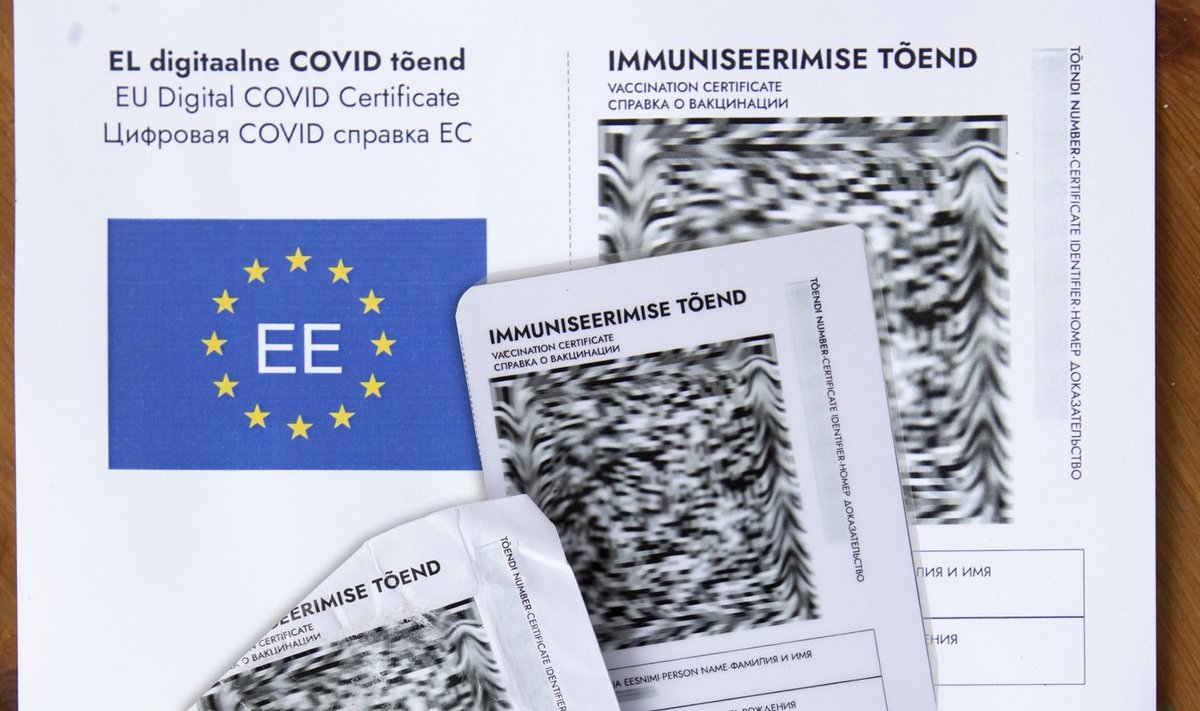 Immuniseerimise tõend, EL digitaalne COVID tõend, väljaprint