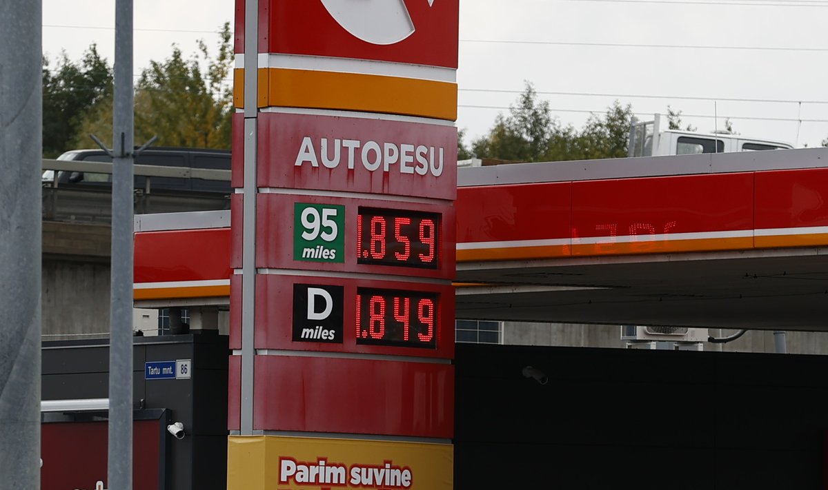 Kütuse hinnad 05.10.2022