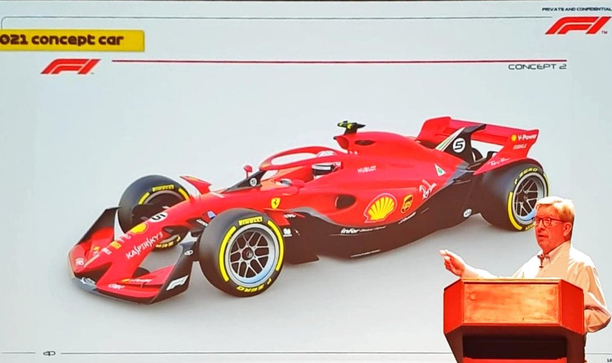 Selline võib 2021. aastal välja näha Ferrari vormel.