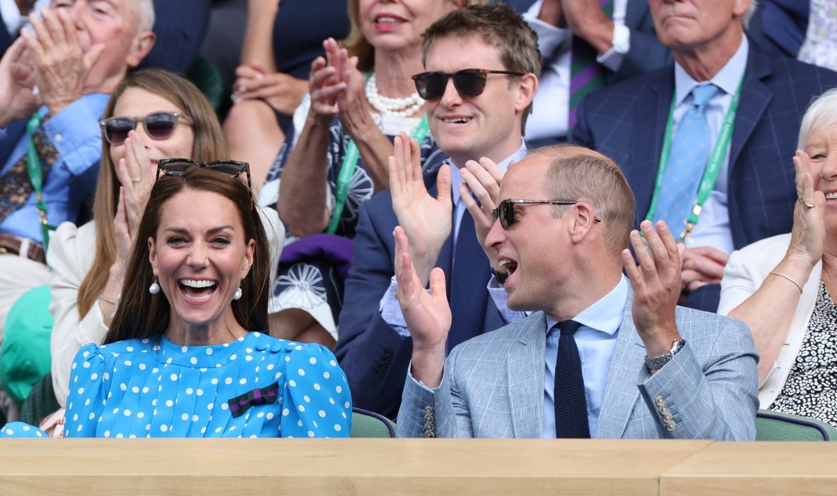 Kate Middleton ja prints William Wimbledoni turniiril.