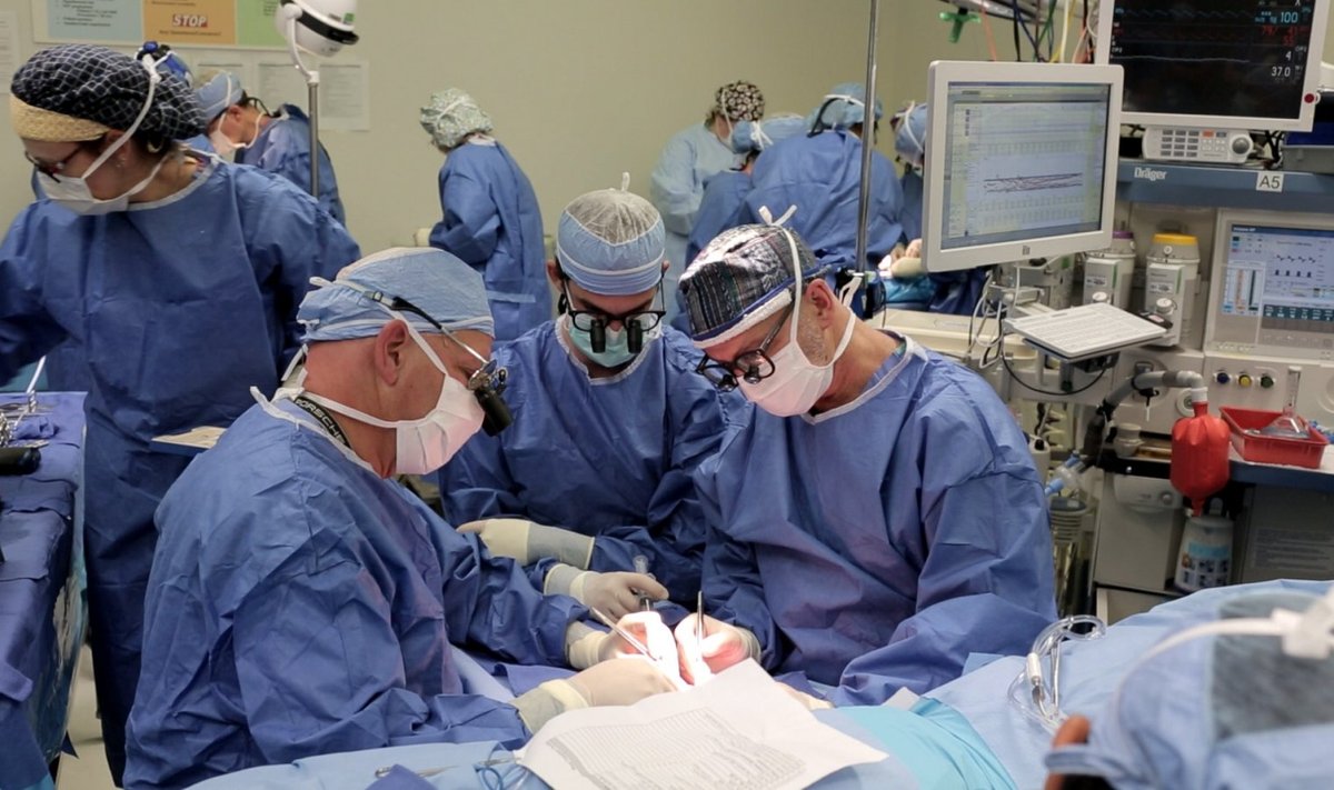 Käte siirdamise operatsioon USA Philadelphia haiglas.