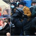DELFI MOSKVAS | Jõhkrus protestijate vastu: julgeolekujõud ründasid rasedat naist. Ohvrile appi tõtanud poisse taoti nuiadega vastu pead