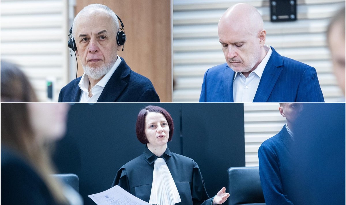 PIKA PROTSESSI LÕPP: Kohtunik Elina Elkind (all) mõistis ärimehed Pavel Gammeri (ülal vasakul) ja Hubert Hirve (ülal paremal) süüdi maksukuritegudes, see viib nad tagasi trellide taha.