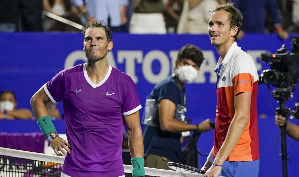 Rafael Nadal ja Daniil Medvedev