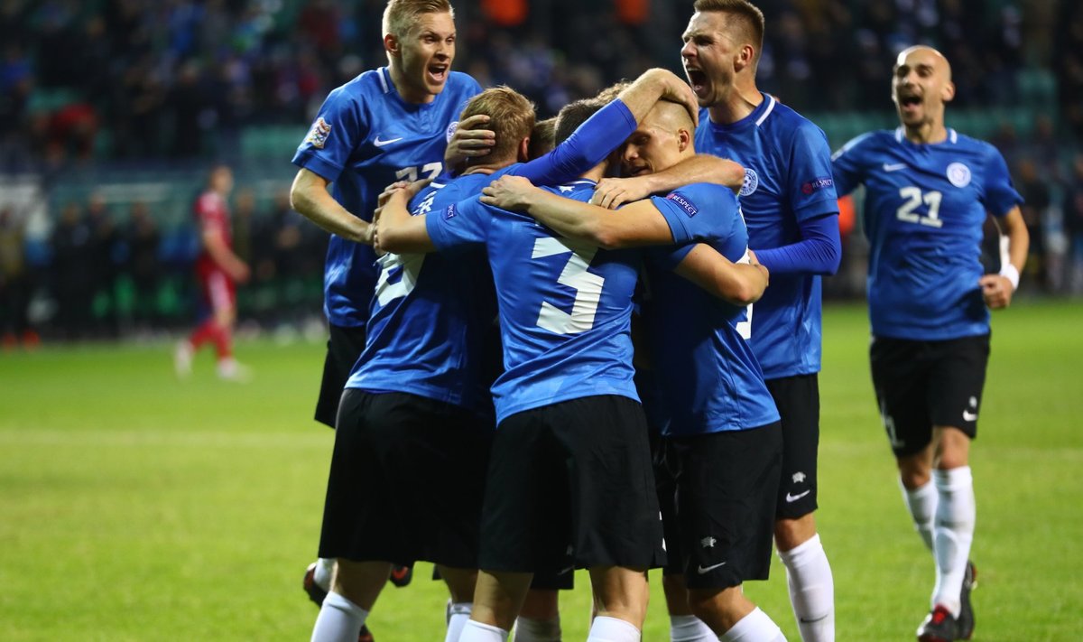 Eesti jalgpallikoondis sai esmaspäeva õhtul tähistada kolme väravat.